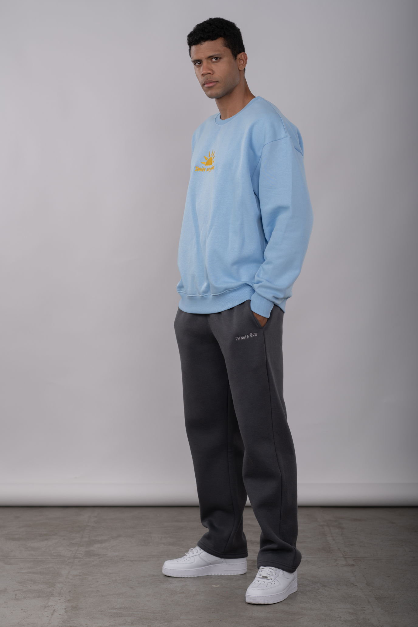 Baby Blue - Golden Sweatshirt