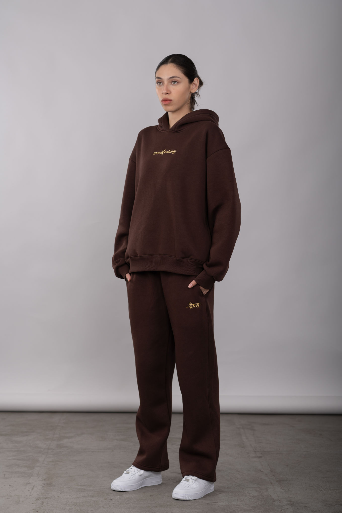 Brown - Manifesting Hoodie