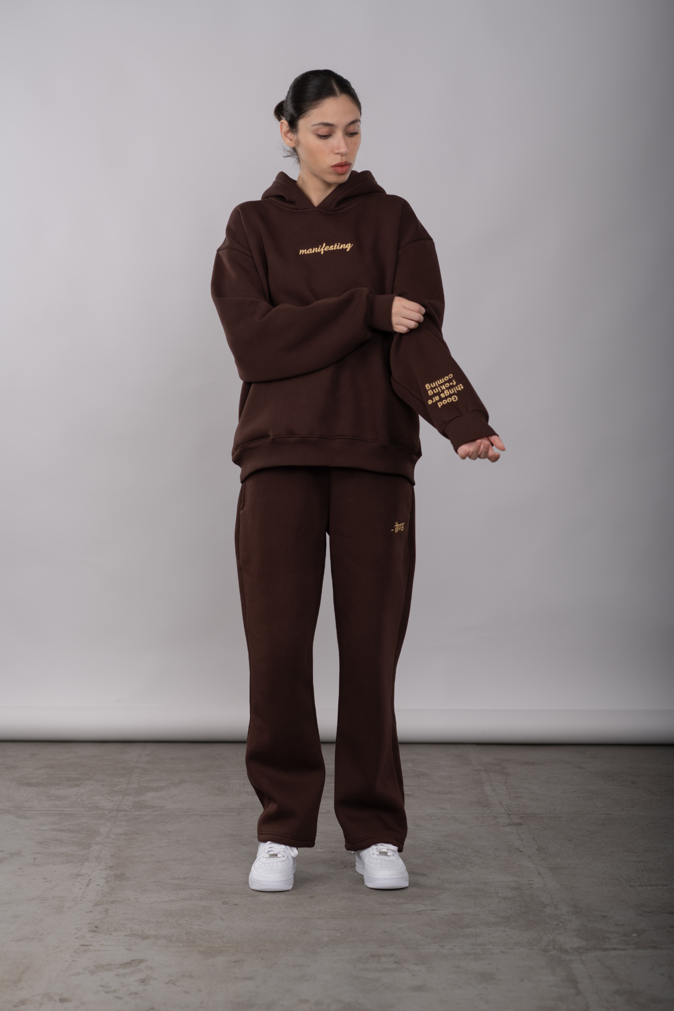 Brown - Manifesting Hoodie