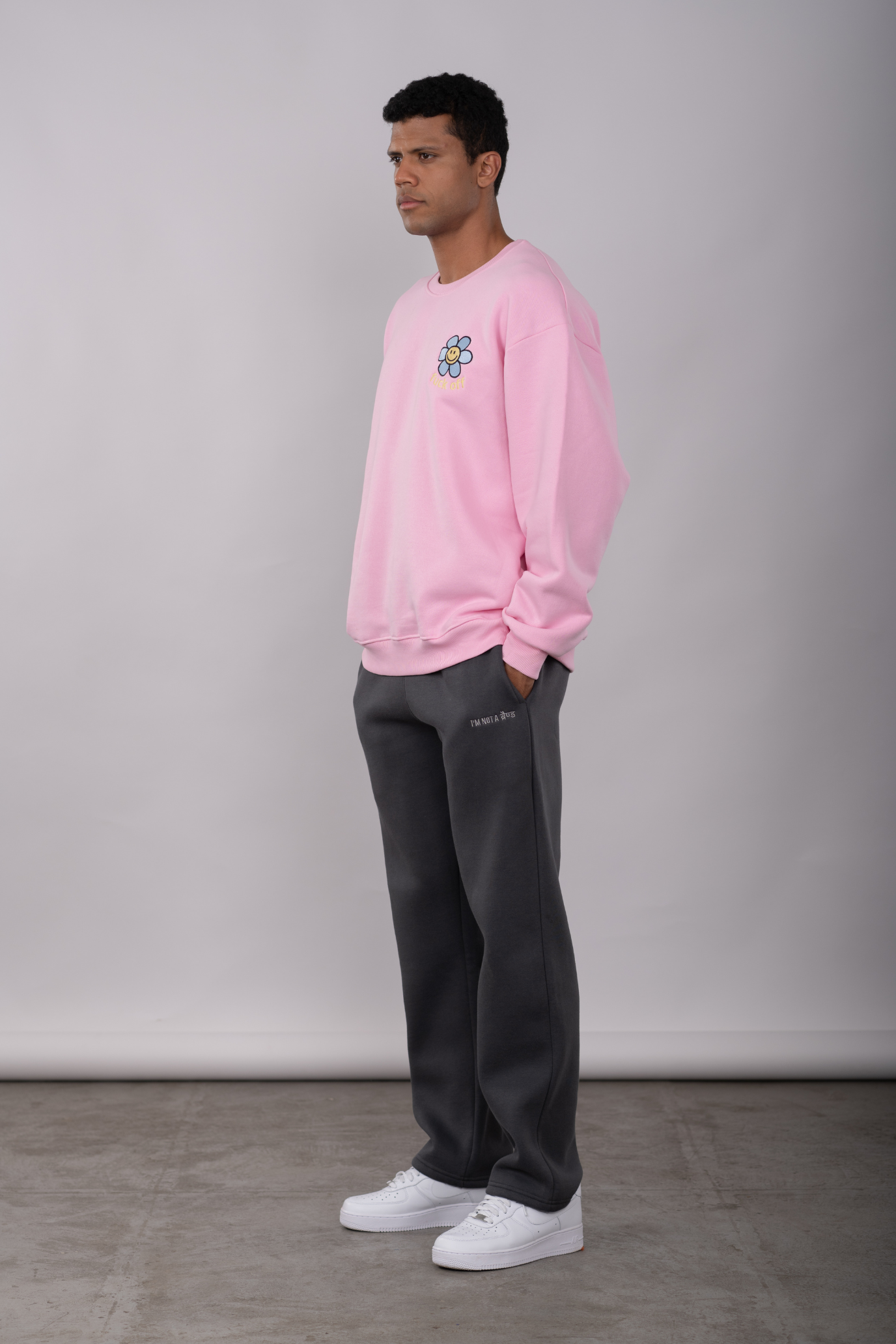 Candy Pink - F*ck Off Sweatshirt