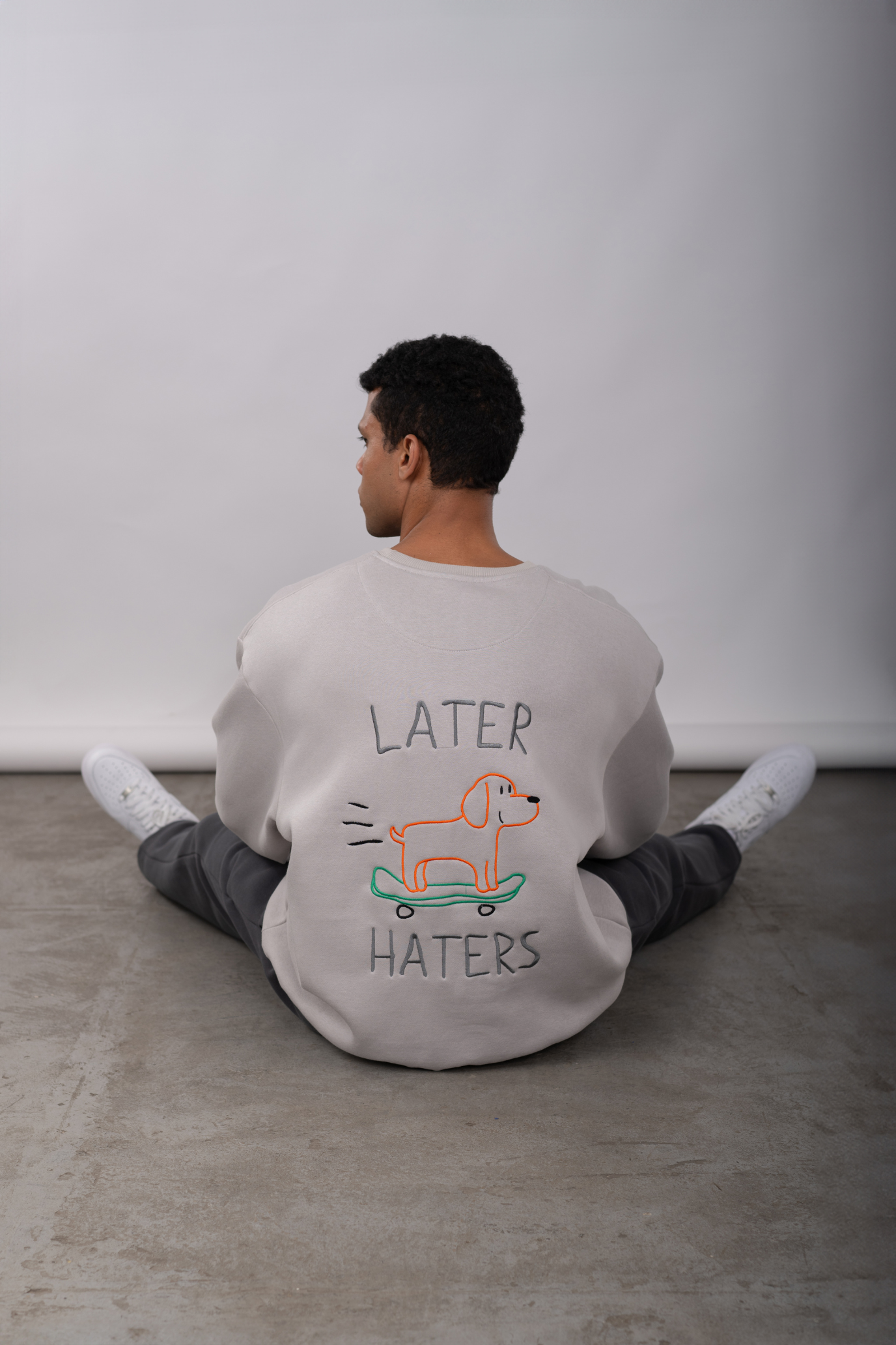 Grey - “Later Haters” Sweatshirt