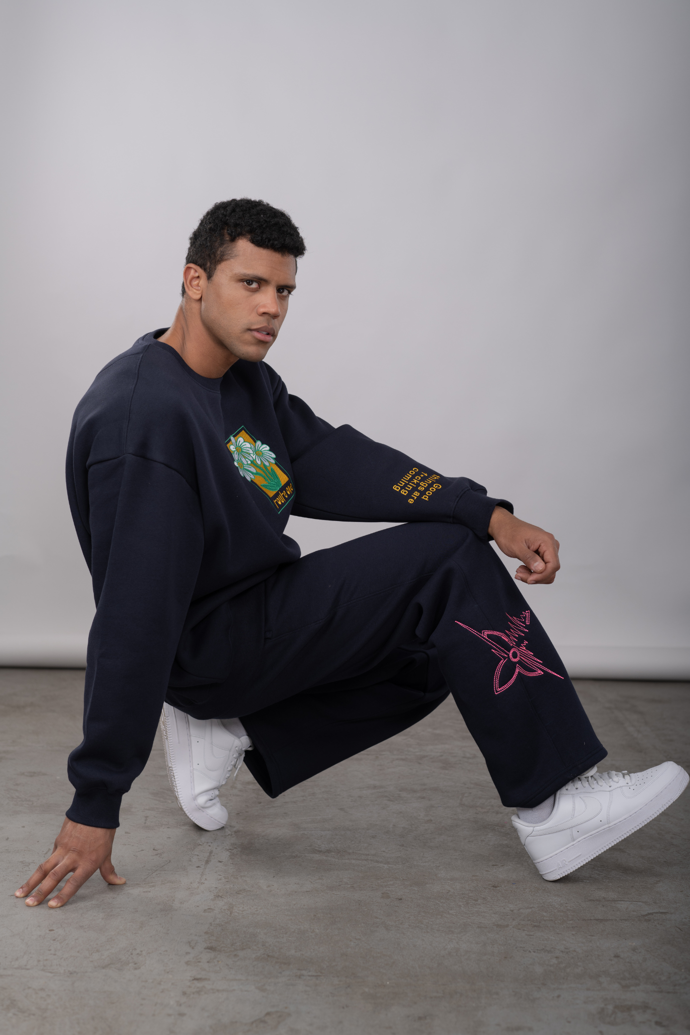 Navy Blue - Basic Relaxed Combo
