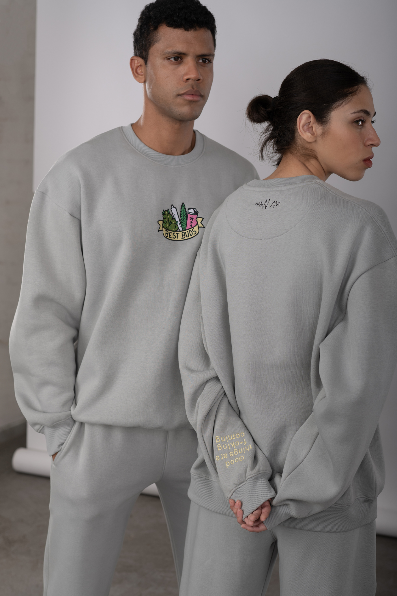 Steel Grey - 420 Friendly Sweatshirt