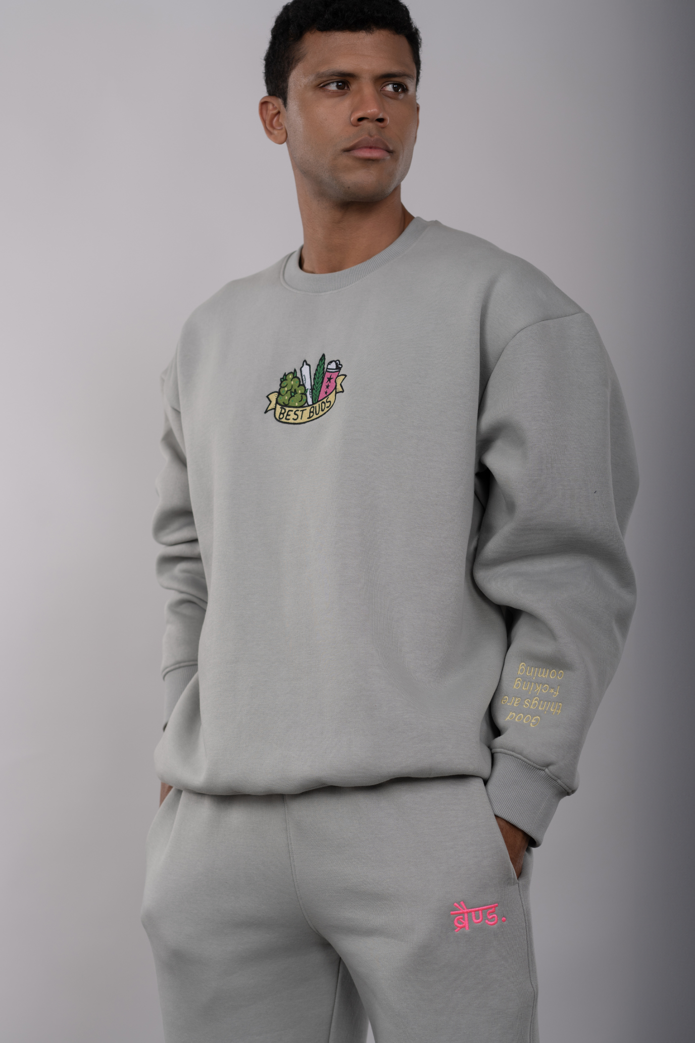 Steel Grey - 420 Friendly Sweatshirt