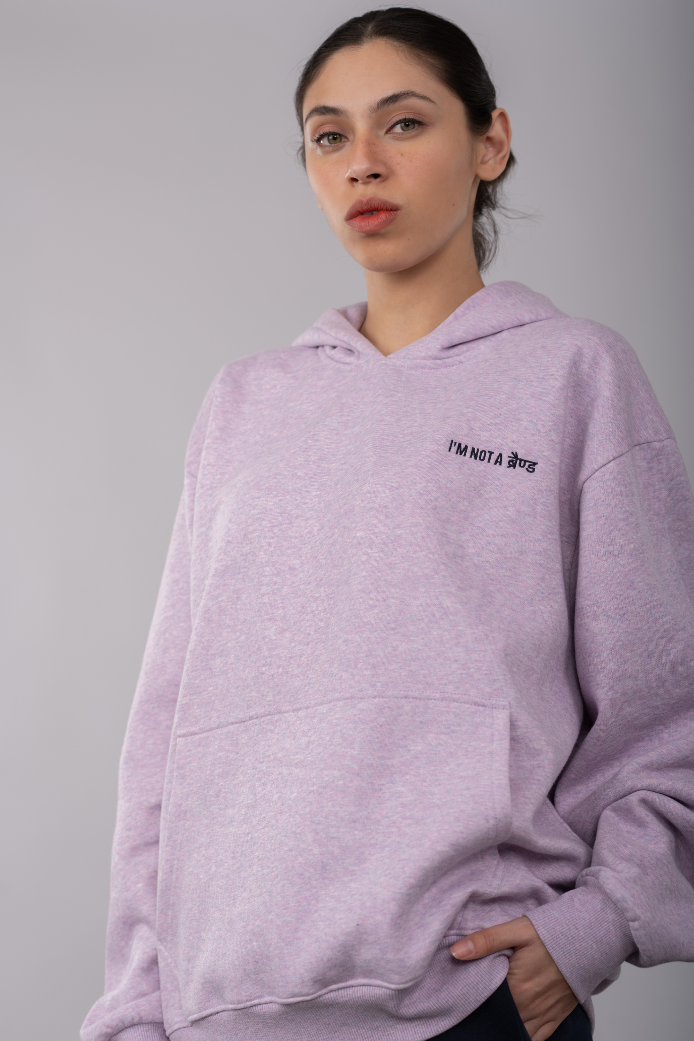 Lavender Melange - Box Hoodie & Short