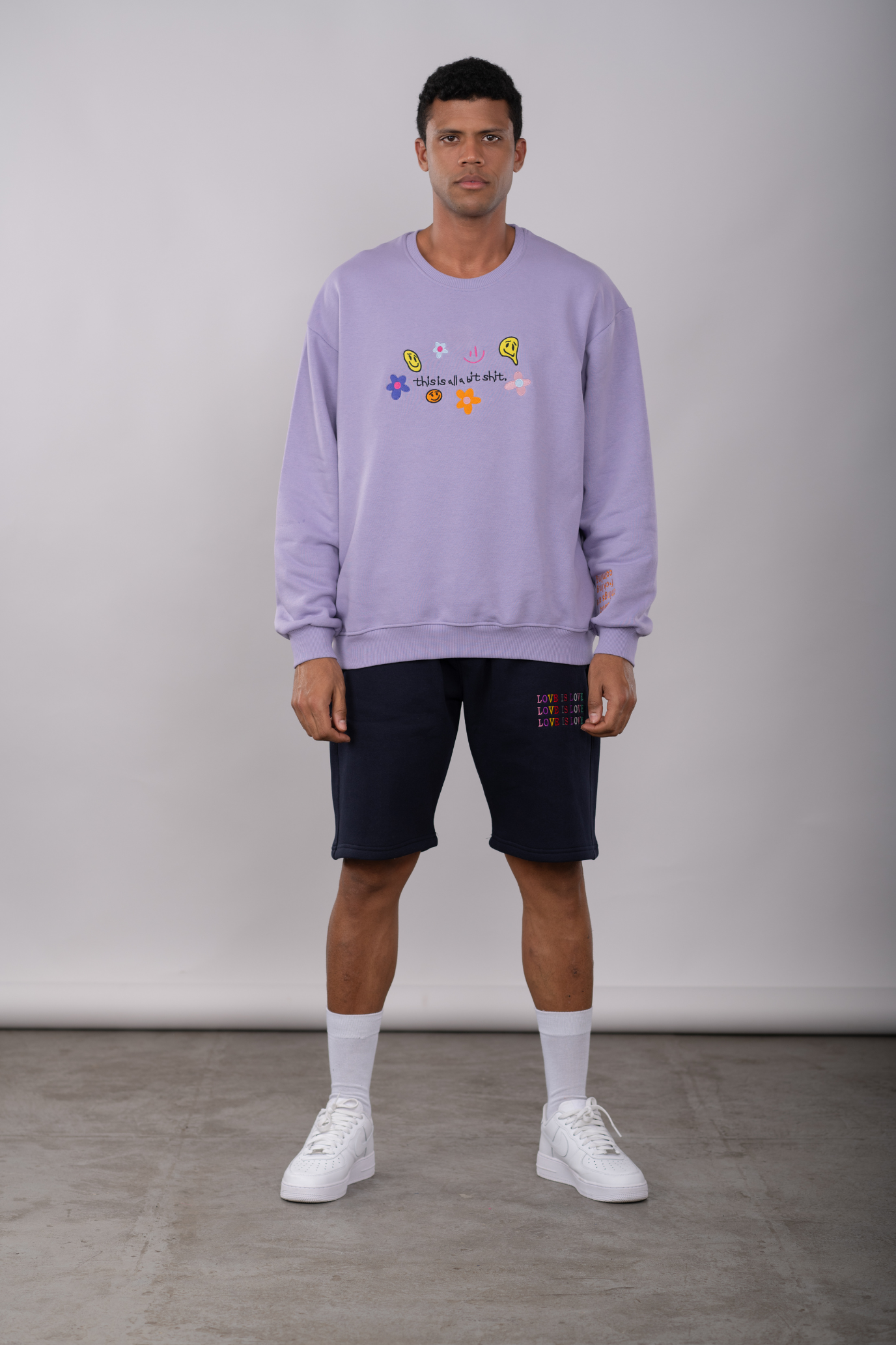 Pastel Lavender - “bit shit” Sweatshirt